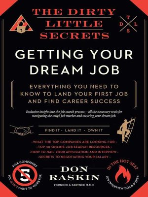 cover image of The Dirty Little Secrets of Getting Your Dream Job